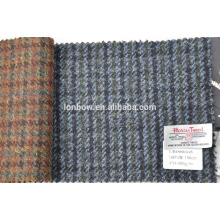 bespoke harris tweed fabric in houndstooth design for sold